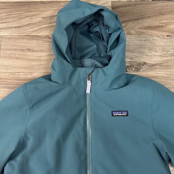Patagonia Kids' 4-in-1 Drop Tail Everyday Jacket Teal and Purple Colorblock XL - Picture 9 of 13